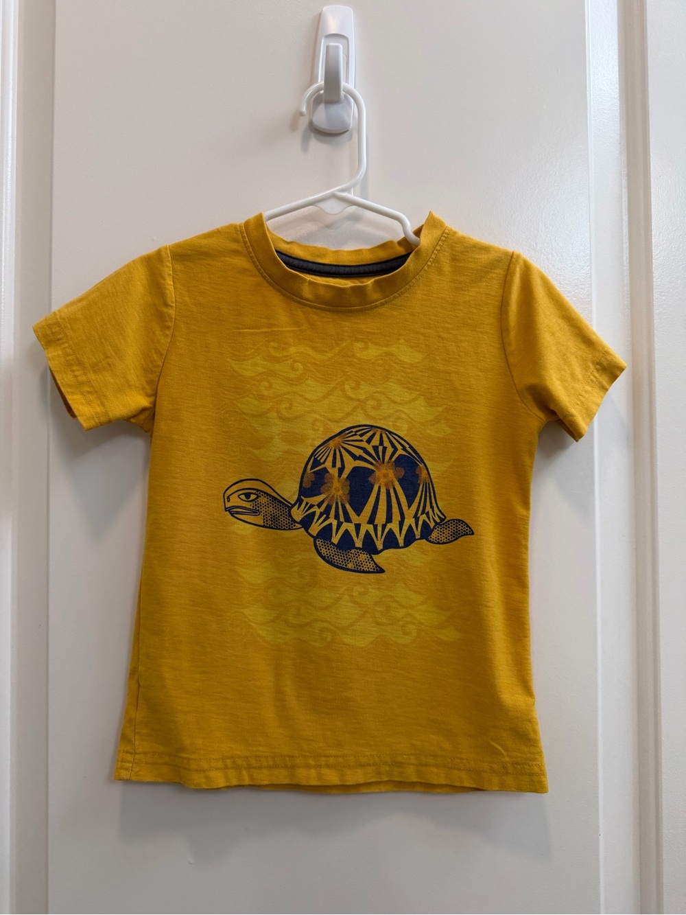 Tea Collection Kids' Yellow Turtle Graphic Tee